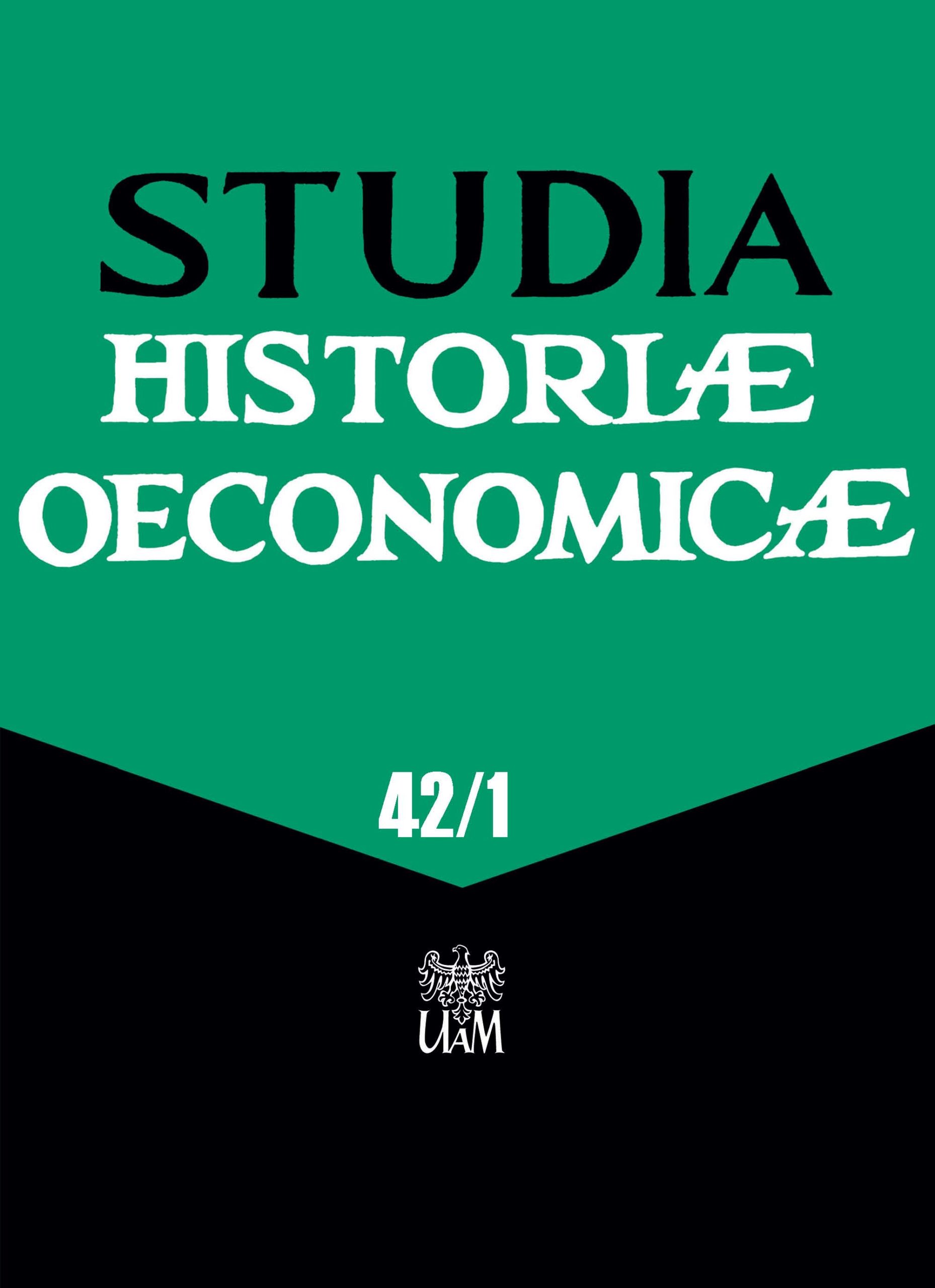 Studia Historiae Oeconomicae, vol. 42/1